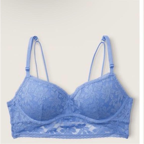 NWT Victoria secret lace wired push up bralette size XL - Picture 3 of 9